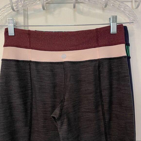 Lululemon Groove Pant Reversible Regular Inkwell / Slalom Stripe Inkwell - Picture 6 of 10